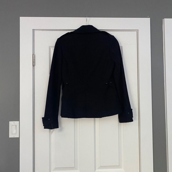 H&M Black Pea Coat Size 6 - Picture 3 of 5